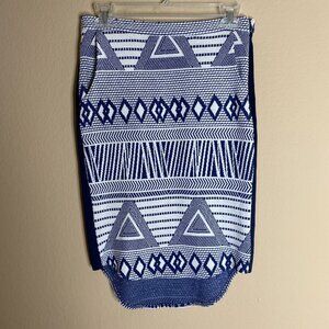 barneys new york hi-low pencil skirt